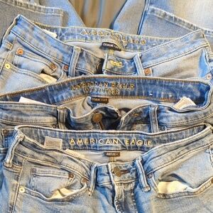 3 Pair Mens AE Bootcut Jeans